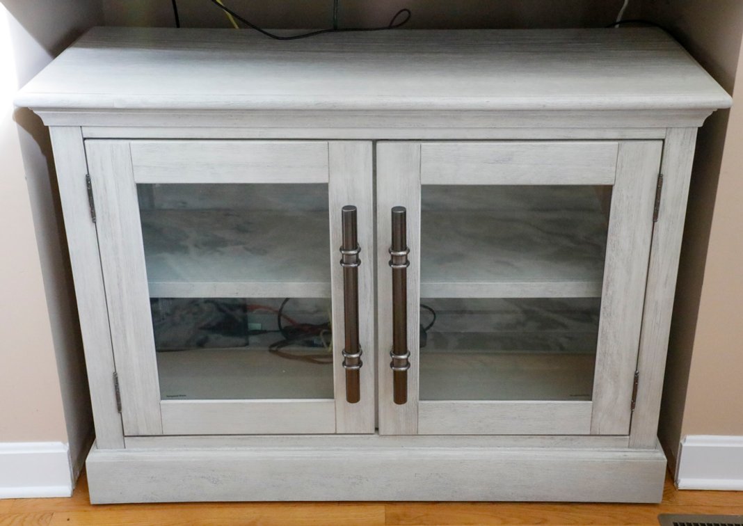 Double Glass Door Cabinet