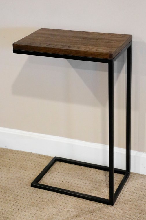 C Shaped Accent Table