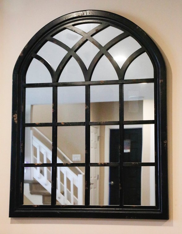 Arched Wall Hanging Mirror