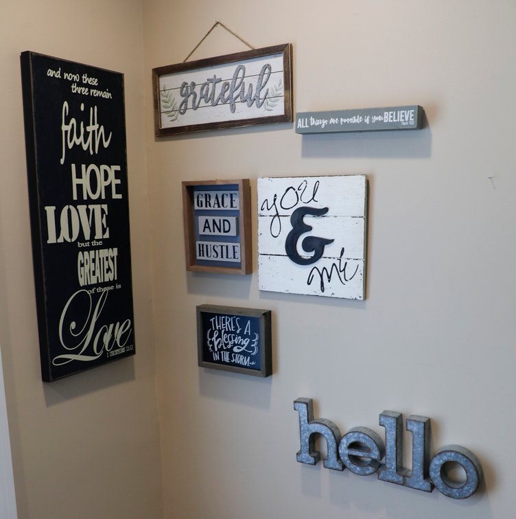 Seven Wall Plaques