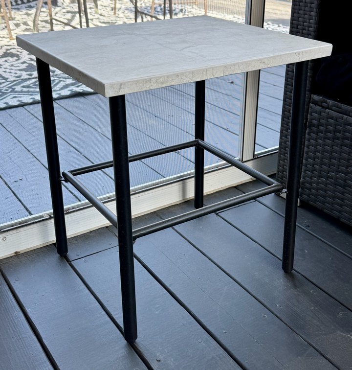 Rectangular Metal Accent Table