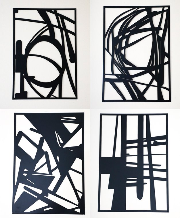 Abstract Metal Wall Art