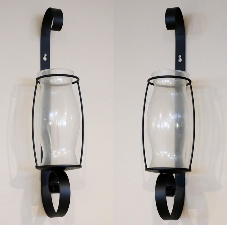 Pair of Scroll Wall Sconces