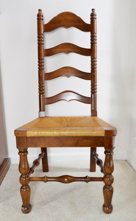 Cherry Finish Ladderback Chair