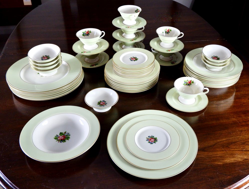 Vintage Romance Rose China