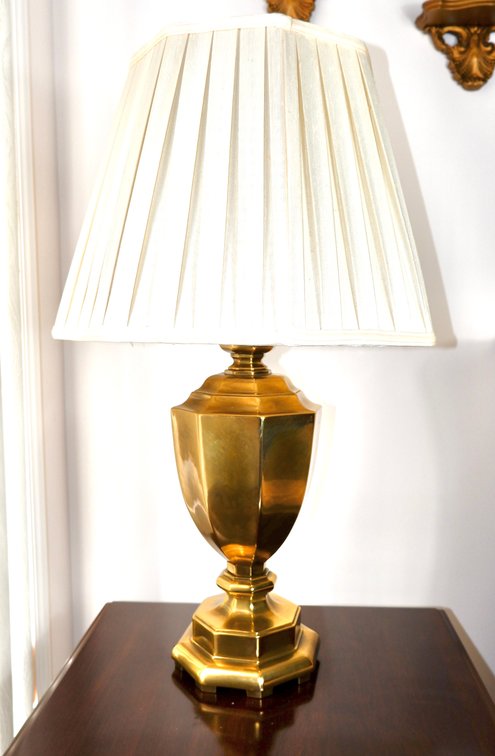 Brass Table Lamp by Ethan Allen