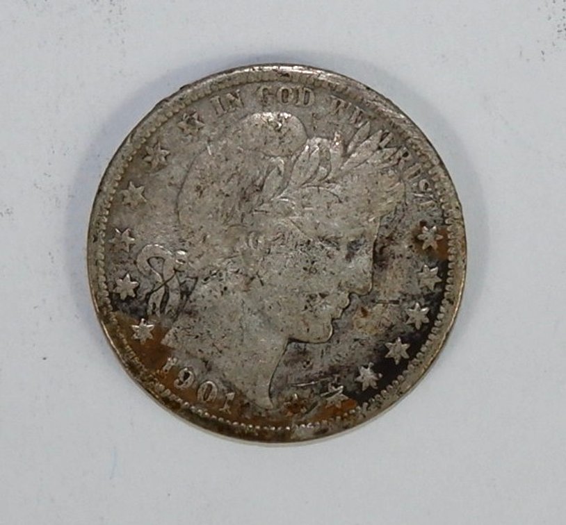 1901 Barber Half Dollar