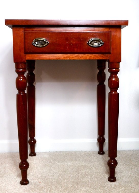 Solid Cherry Lamp Table