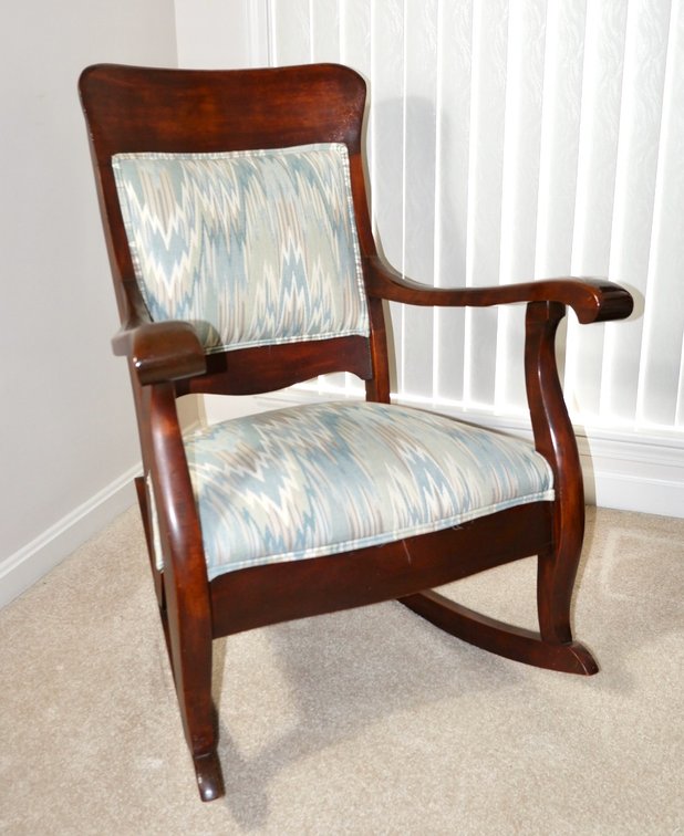 Empire Revival Mahogany Finish Rocker