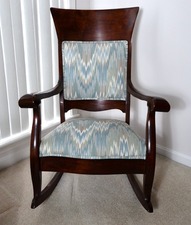 Empire Revival Mahogany Finish Rocker
