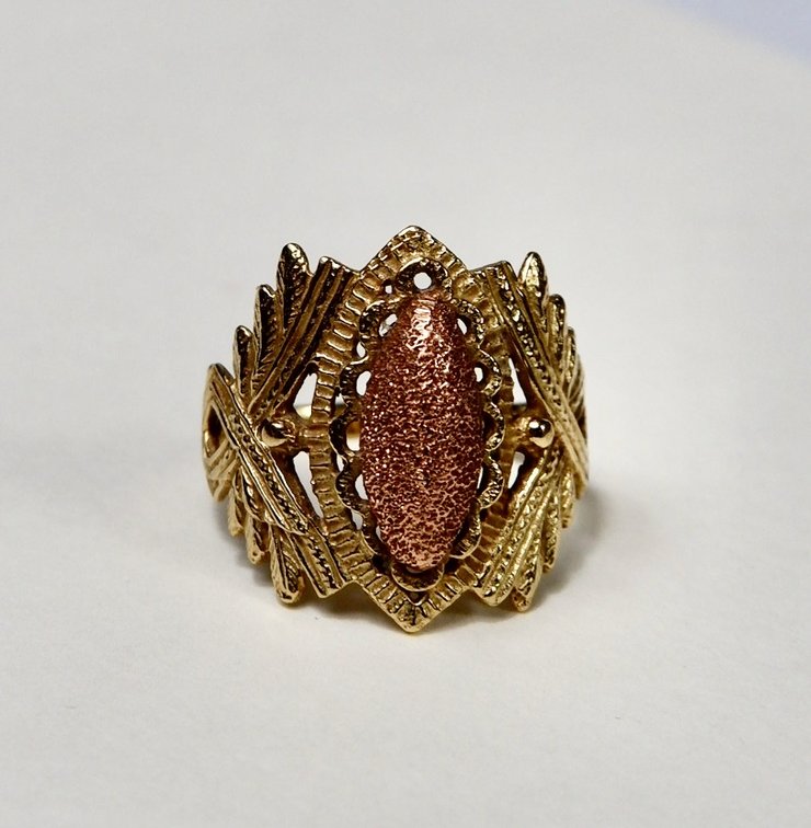 14kt Ornate Yellow Gold Ring