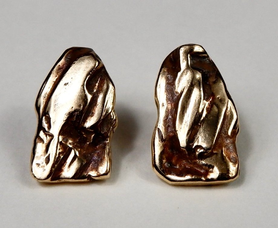 10kt Yellow Gold Earring Pair