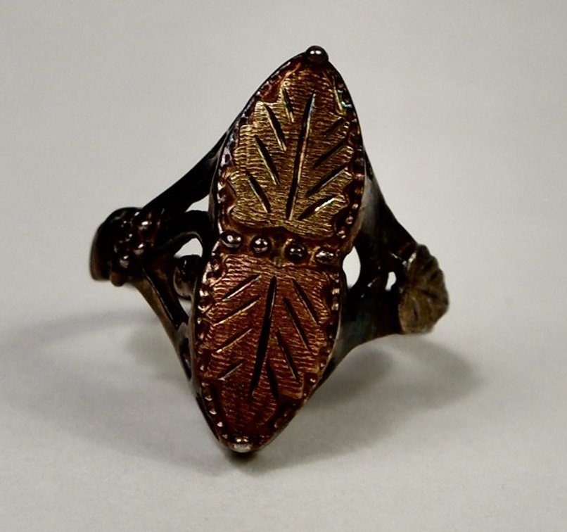 Sterling Silver Leaf Ring