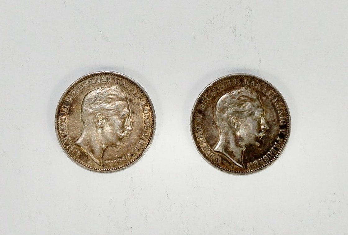 Two German Mark Coins