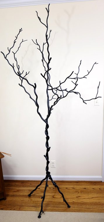 Painted Steel Tree Sculpture