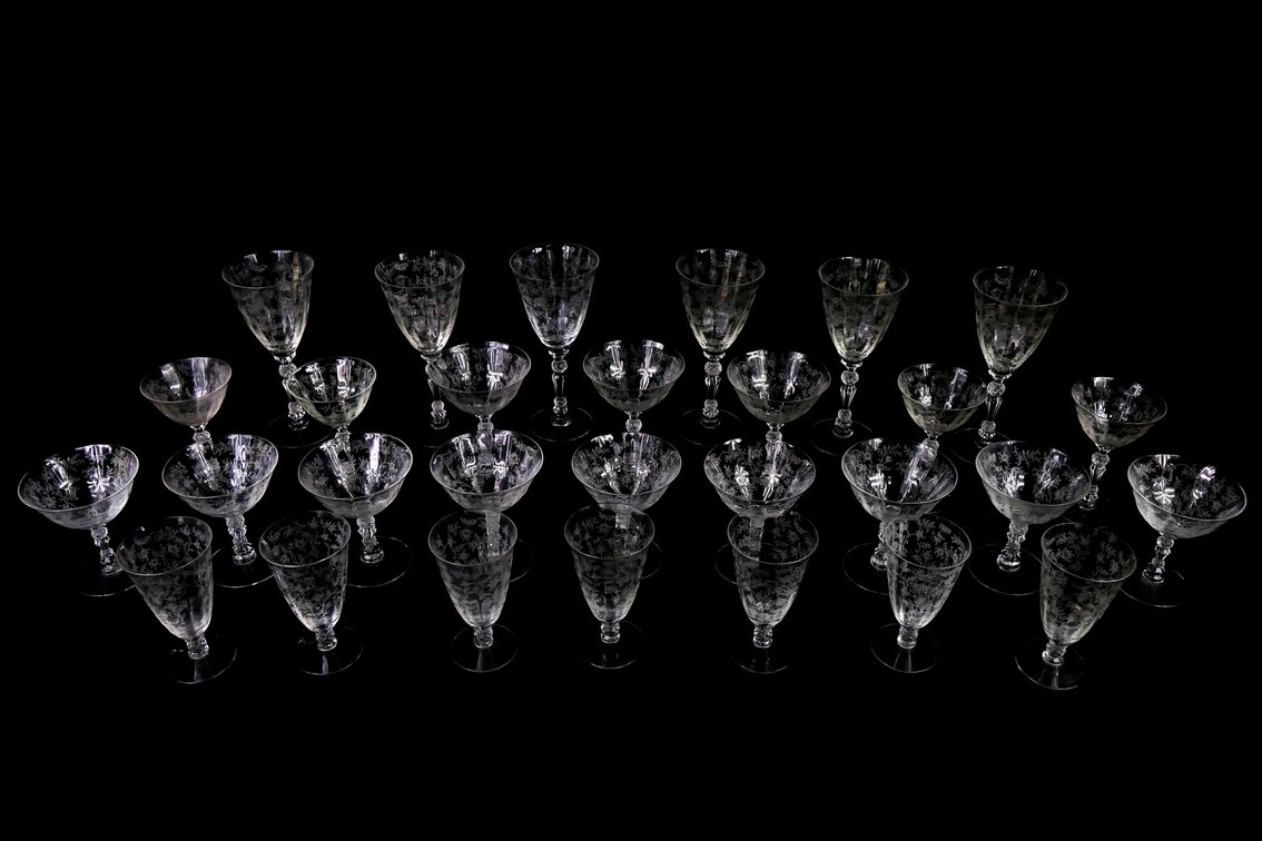 Fostoria "Chintz" Glassware
