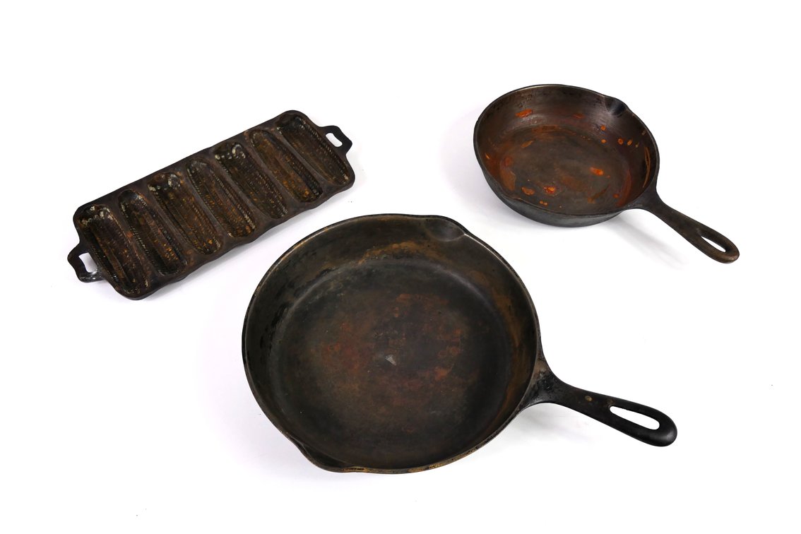 Three Cast Iron Pieces
