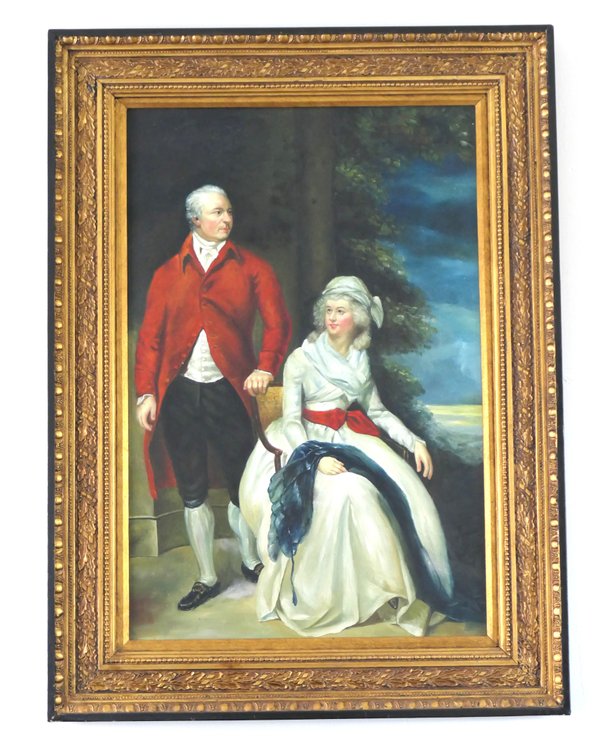 Giclee Portrait of John Julius Angerstein and Wife Eliza Payne
