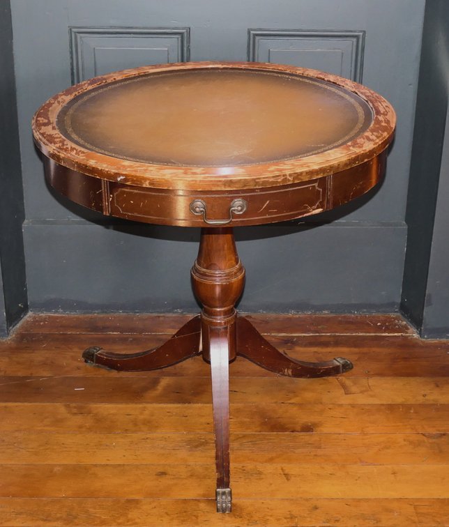 Mahogany Mersman Drum Table
