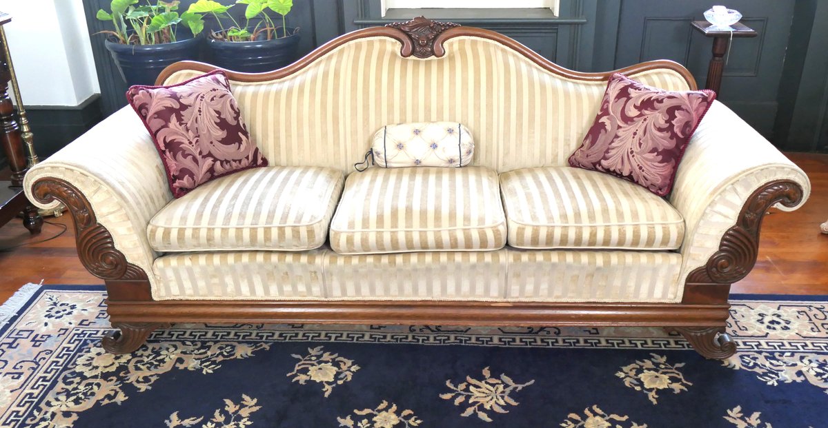Ross Empire Mahogany Sofa