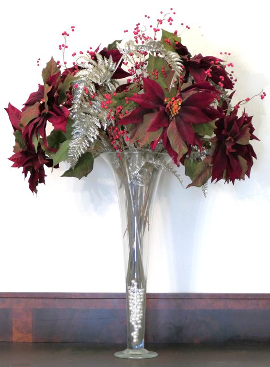 Christmas Faux Floral Arrangement 
