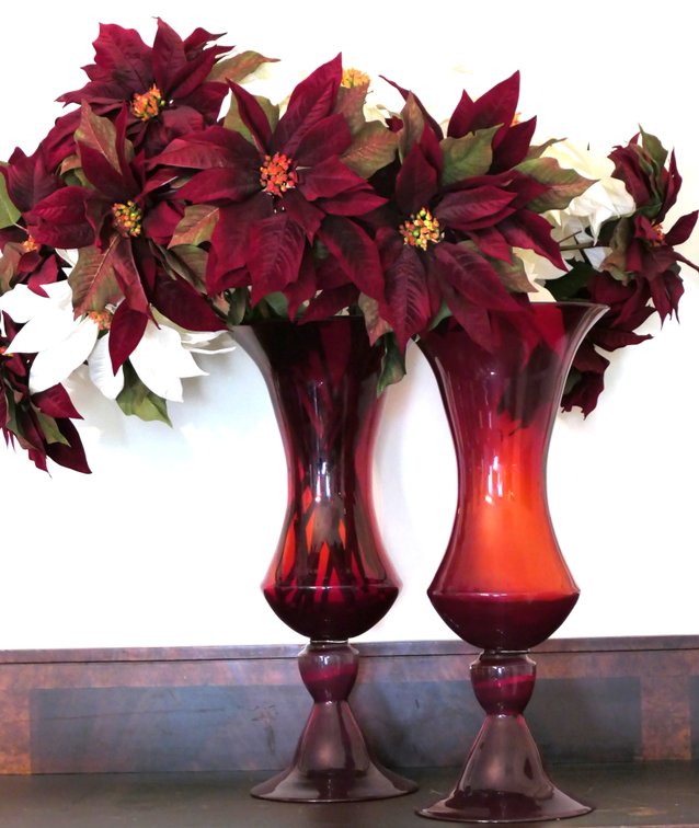 Christmas Faux Floral Arrangement 