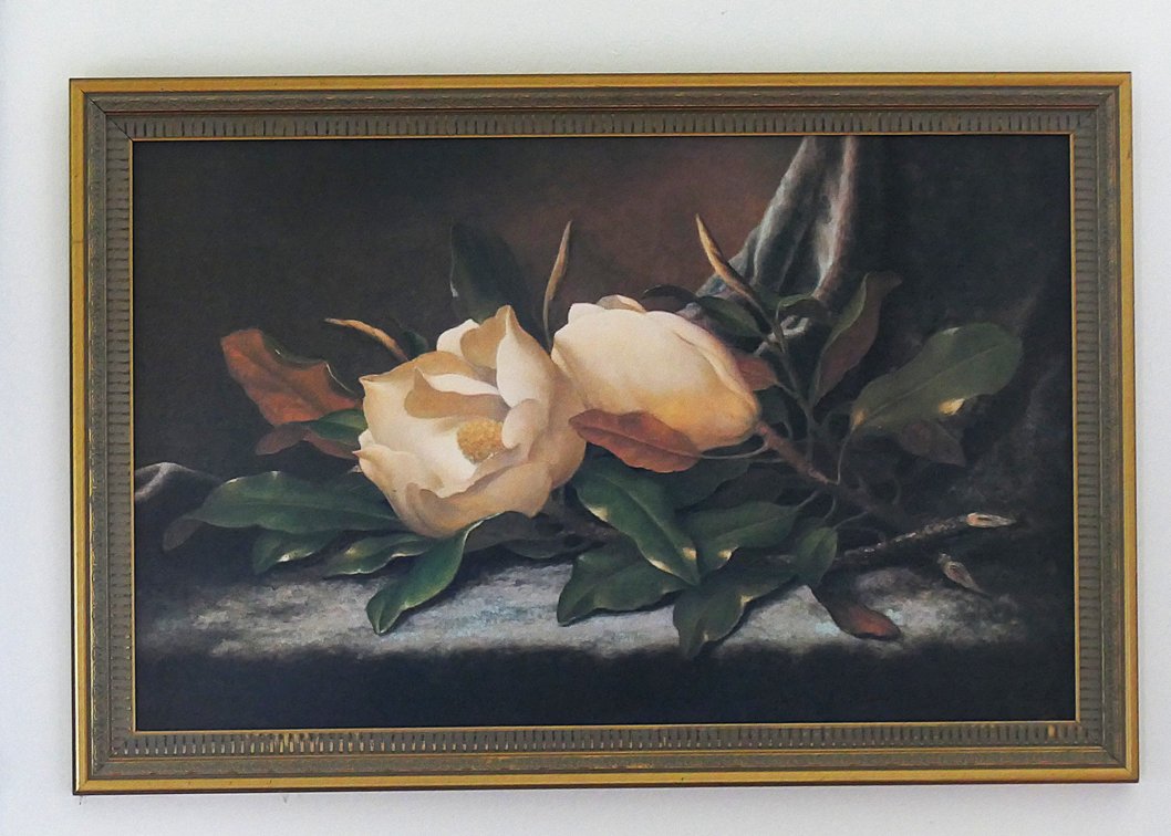 "Magnolias" Textured Print