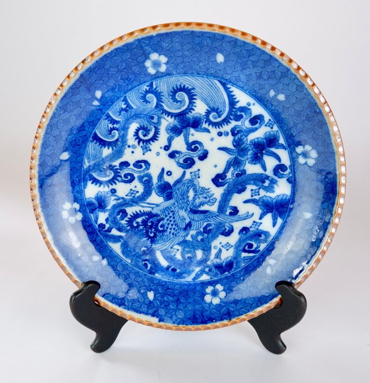Antique Japanese Imari Meiji Plate