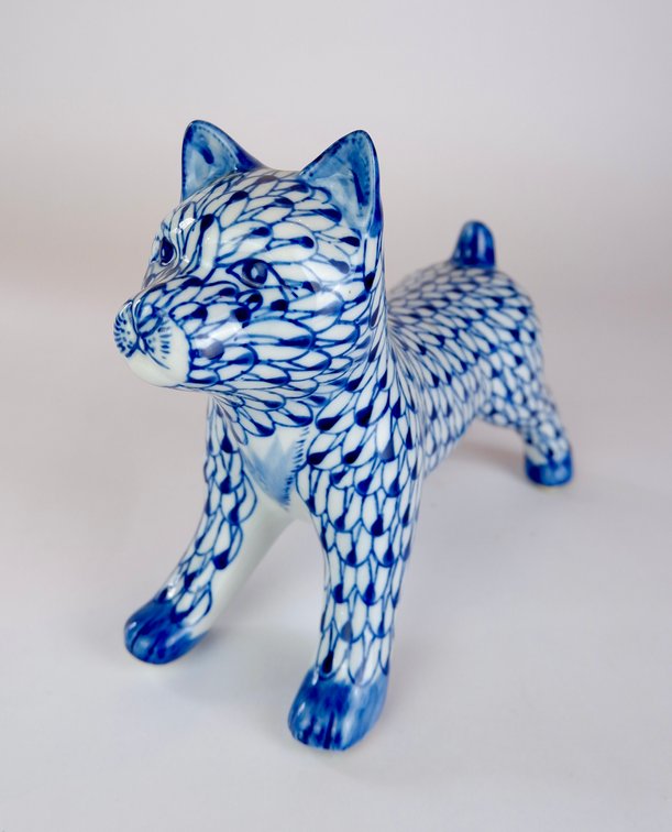 Herend Style Hachi Dog