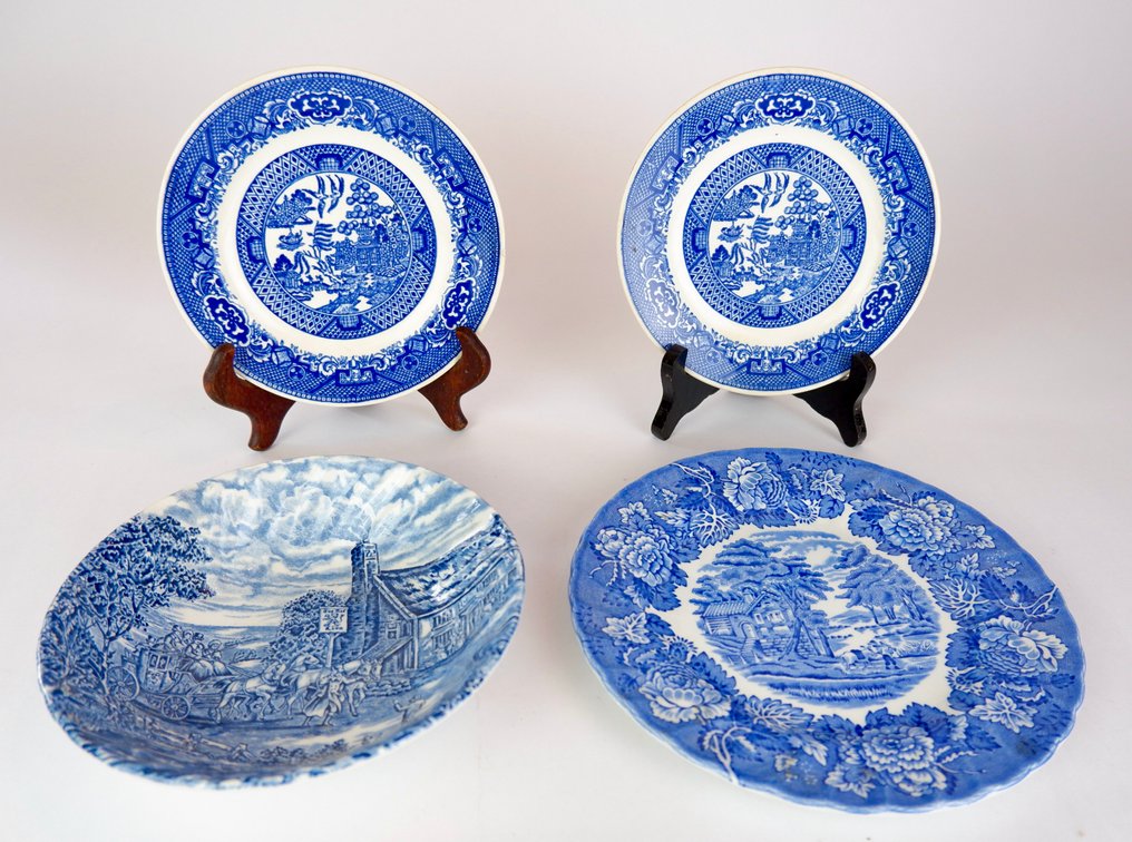 Blue and White English China Collection
