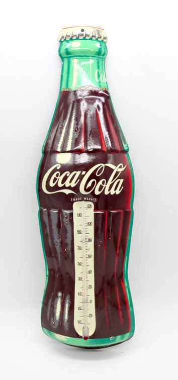 Vintage Coca Cola Advertising Thermometer
