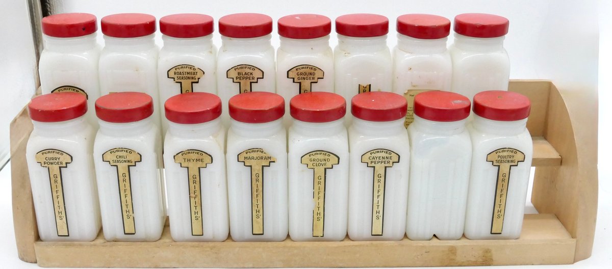Vintage Griffith's Spice Jars