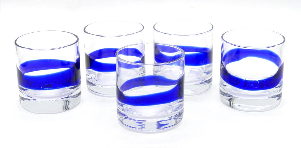 Five Lowball Glasses