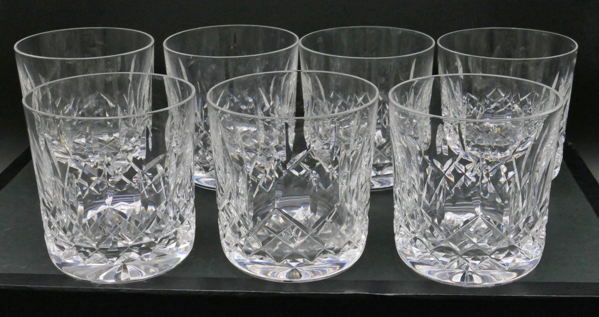 Seven Waterford Lismore Lowball Glasses