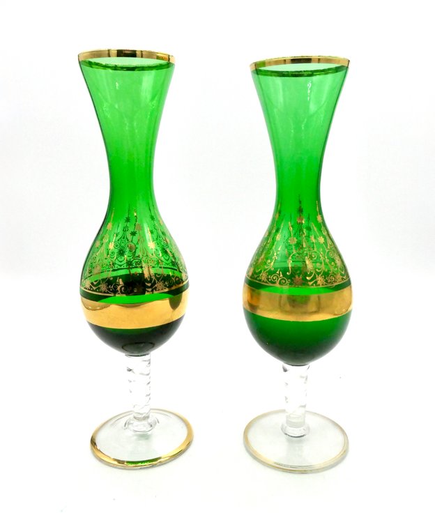 Bohemian Style Glass Vases