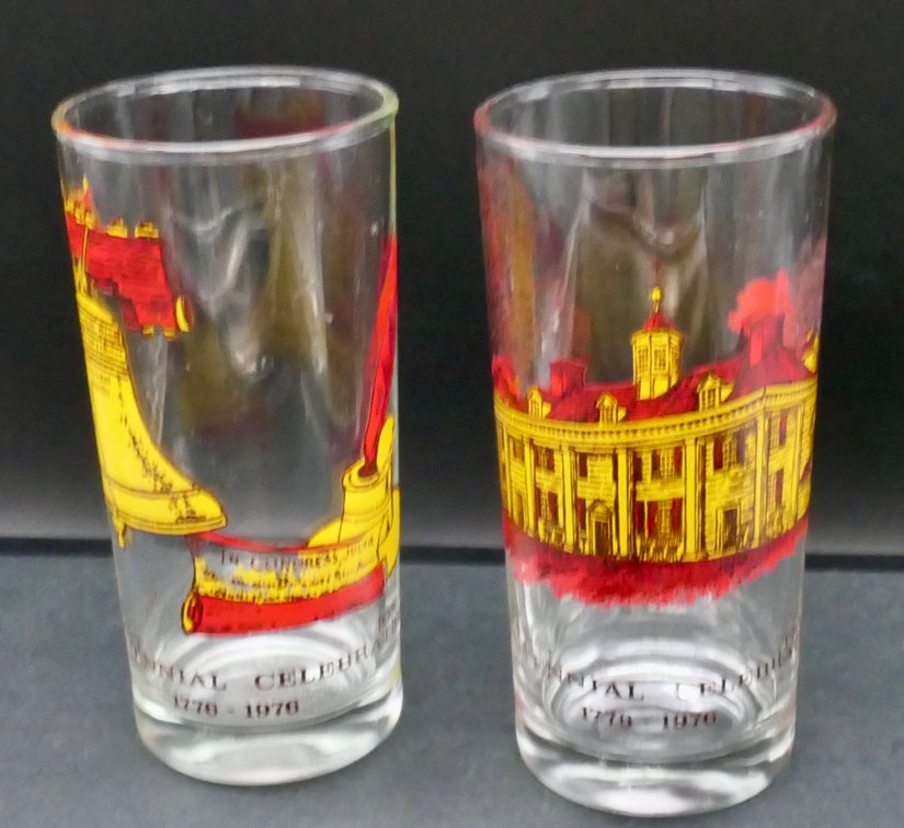 1976 Bicentennial Commemorative Glasses