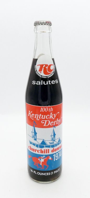 RC Cola 100th Kentucky Derby Commemorative Bottle
