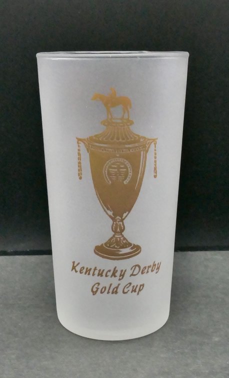 1952 Kentucky Derby Gold Cup Glass