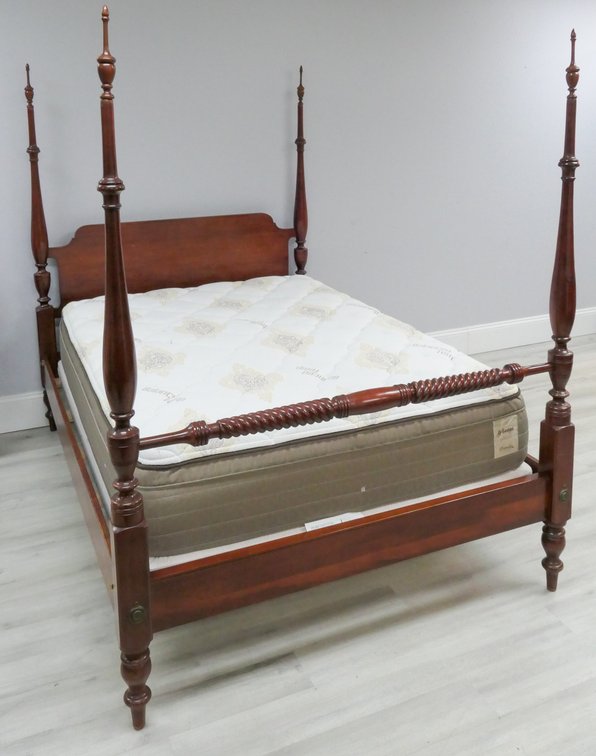 Willett Cherry Four-Poster Full-Size Bed