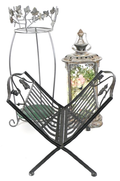 Three Nature Inspired Metal Home Accents