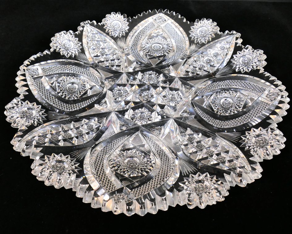 American Brilliant Cut Platter