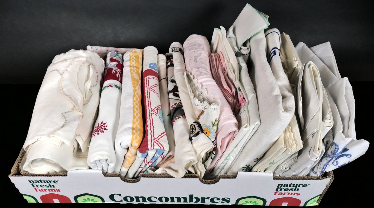 Embroidered and Kitchen Linens