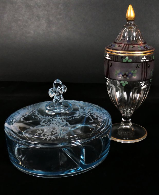 Two Collectible Candy Dishes