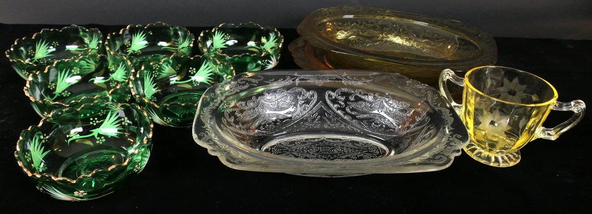 Colorful Glass Collectibles