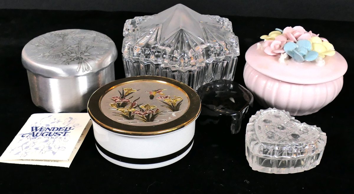 Six Trinket Boxes