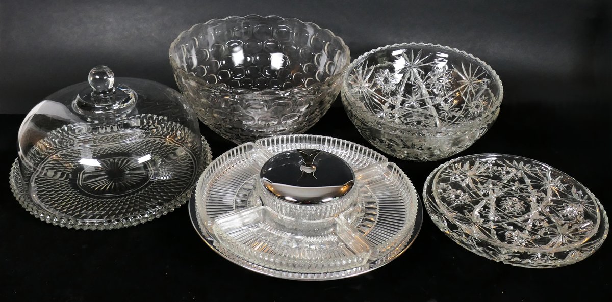 Large Glass Serving Pieces