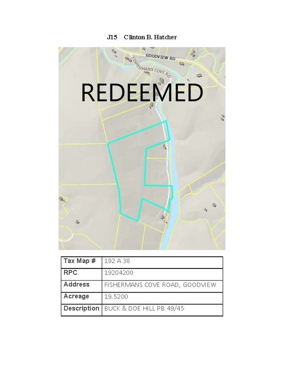 Image for JS15 - 19.52 acres +/- on Fisherman’s Cove Road, Goodview, Buck & Doe Hill