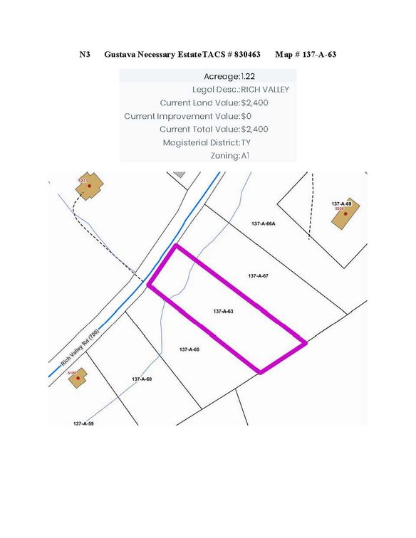 Image for NJS3 - 1.22 acres +/- on Rich Valley Road in Bristol