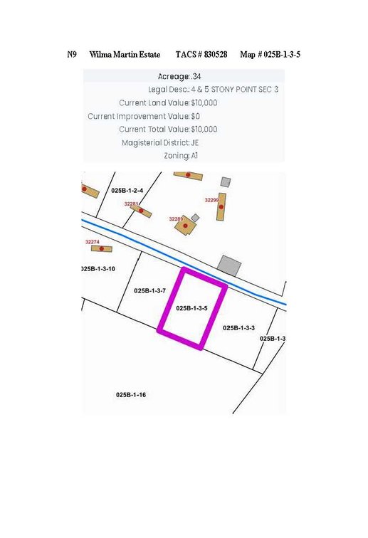 Image for NJS9 - 0.34 acre +/- on Hawke Road, Lot 4 & 5 Stony Point Section 3