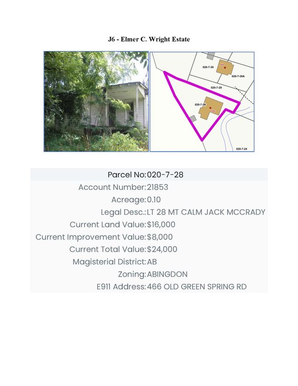 Image for JS6 - 466 Old Green Spring Road, Abingdon, 0.10 acre +/- Lot 28